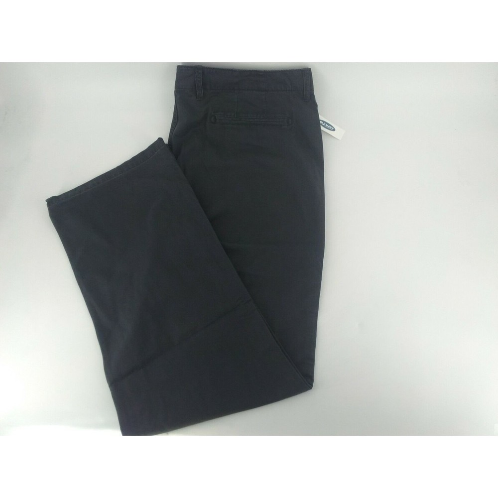 BIG&TALL OLD NAVY BROKEN-IN STRAIGHT PANTS MENS SIZE 48X34 DARK GREY NEW NWT
